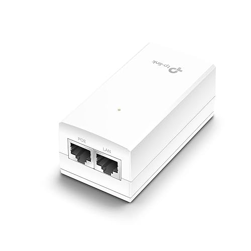 TP-Link TL-PoE4818G 48V/18W Passive PoE Injector | Gigabit PoE Adapter | Plug & Play | Up to 100 Meters (325 feet) | Wall Mountable Design