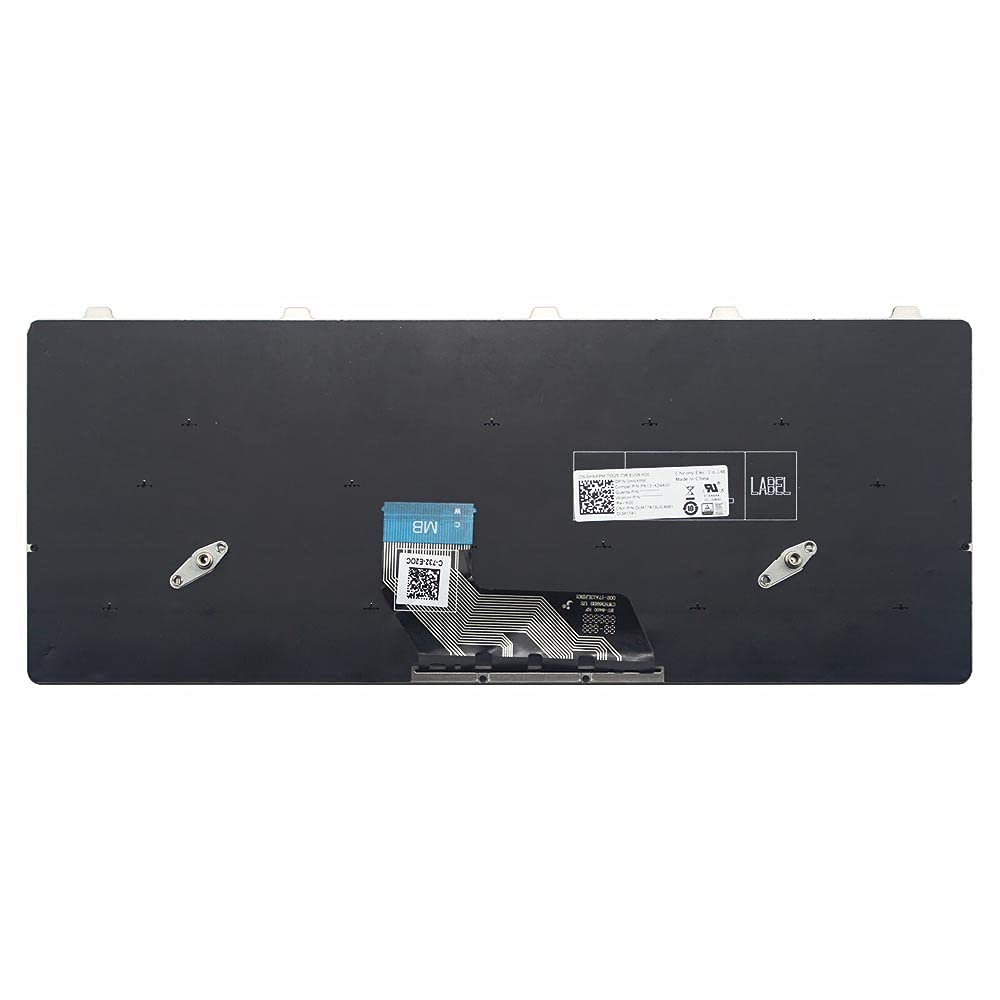 Rinbers Replacement US Keyboard with Frame No Backlight for Dell Chromebook 11 3189 Touch 3181 2in1 Touch (Lock Button) - HNXPM 0HNXPM
