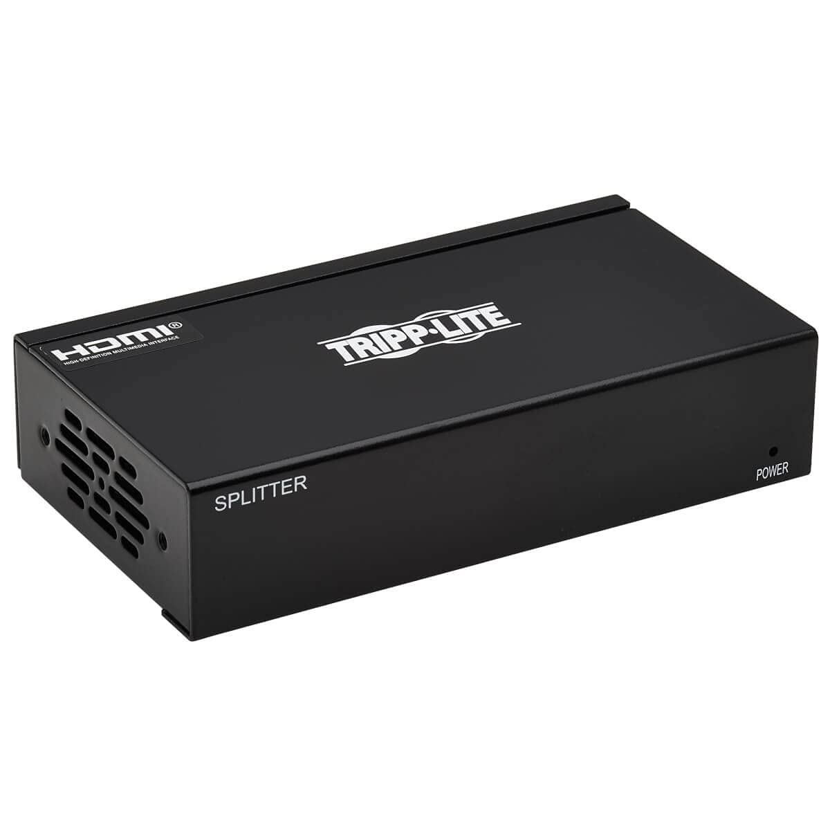 Tripp Lite HDMI Over Ethernet Cat6 Splitter 2-Port - Up to 230 feet or 70.1 Meters - 4K 60Hz Video, HDR, 4:4:4, PoC, HDCP 2.2, TAA Compliant