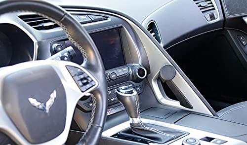 Course Motorsports DirectFit Phone Mount - Magnetic or Wireless Charging for Chevrolet Corvette 2014-19 Compatible with All Phones (Magnetic Charging