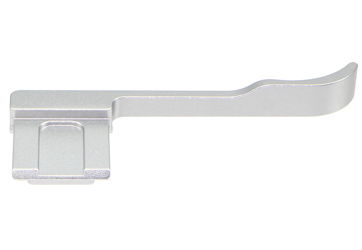 HITHUT Metal Hot Shoe Thumb Grip for Fujifilm X-A7 Camera Accessories Silver
