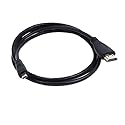 JNSupplier Micro HDMI A/V TV Video Cable Cord for Panasonic Lumix K1HY19YY0038 RP-CHEU15 Camera