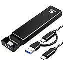 Xiaobi M.2 NVMe SSD Enclosure, Tool-Free Installation, USB 3.2 Gen 2 (10 Gbps) to NVME M-Key/(B+M) Key PCIe NVMe Adapter Support UASP and Trim