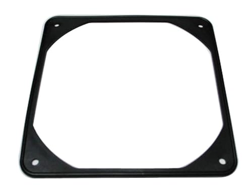 120mm Fan Silicone Soft Anti-Vibration Noise Reduction Silencer Gasket - Black