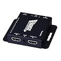 Vanco HDMIEX50 IR Control HDMI Extender Over Single Cat5e/Cat6 Cable, Black