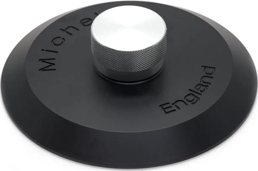 Michell Engineering Standard Fitting Black Delrin Record Clamp (Silver Knob)