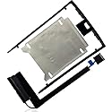 Fleshy Leaf 2.5" HDD Caddy Bracket with Right Side Hard Drive Connector Cable with Holder Tin Foil Replacement for Lenovo Thinkpad P50 P51 00UR835