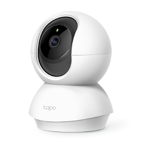 TP-Link Tapo Pan/Tilt Security Camera for Baby Monitor, Pet Camera w/Motion Detection, 1080P, 2-Way Audio, Night Vision, Cloud & SD Card Storage
