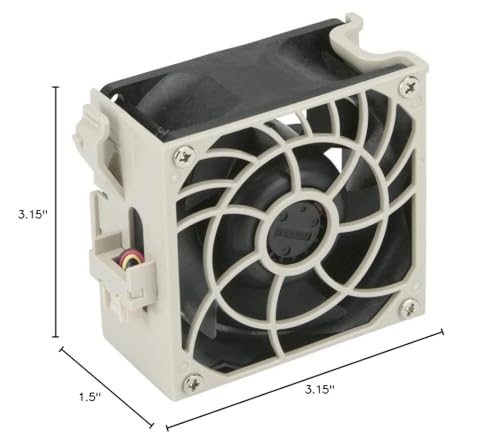 SUPERMICRO FAN-0126L4 80 mm Hot-Swappable Middle Axial Fan - Green