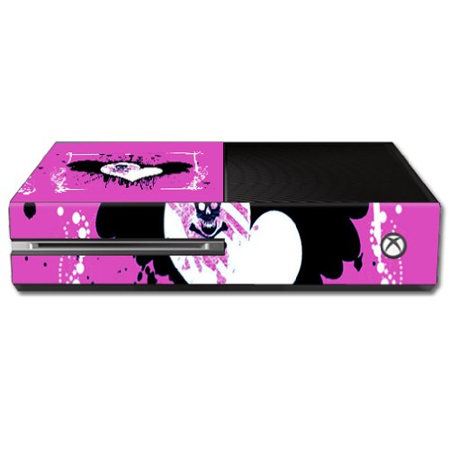 MightySkins Skin Compatible with Microsoft Xbox One Console wrap Sticker Skins Poison Heart
