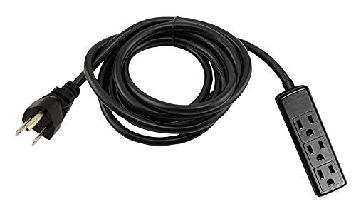 Power All 903250 120 Volt 12 ft Extension Cord w/ 3 Outlet Power Strip - 14 Gauge