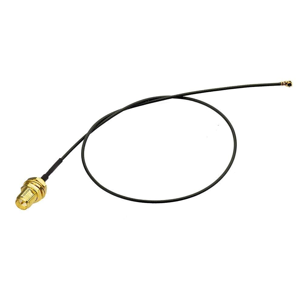 BINGFU Bulkhead Mount WiFi Antenna Cable 20cm 8 inch 2-Pack for Intel AX200NGW 8265AC 8265NGW 7265AC 9560AC M.2 NGFF Interface Wireless Network Card