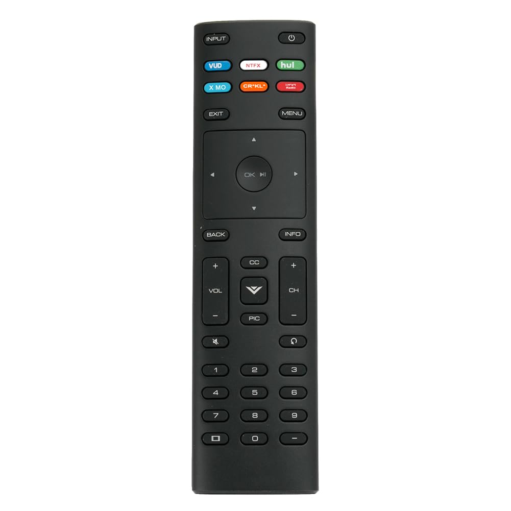 Replacement Remote Control XRT136 Applicable with App Shortcut Button for Vizio TV D55-F2 D50f-F1 D24f-F1 D43f-F1 D32f-F1 P75-F1 d32h-f4 D43-F1 D50-F1