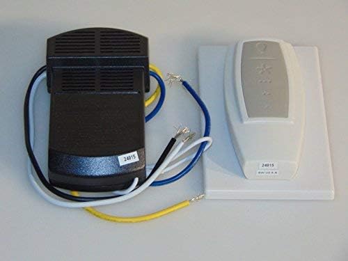 Hampton Bay 343668 Contemporary Universal 3-Speed Ceiling Fan Control, White, Single