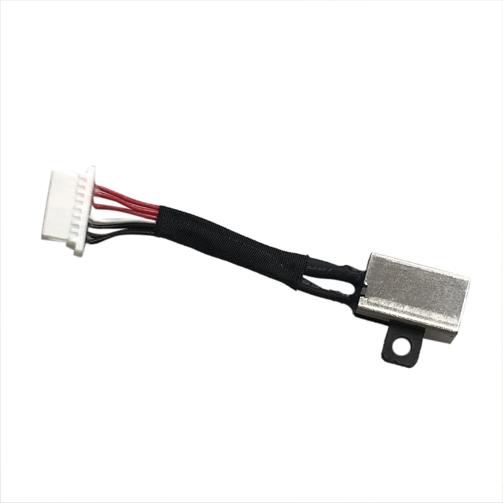 Zahara DC in Power Jack Cable Replacement for Dell Ins piron 13 7386 13.3" Laptop 450.0EZ05.0011 13 (I7386-5038SLV) 248FC Notebook Plug in Charging