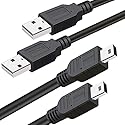 SCOVEE PS3 Controller Charger Cord, 2 Pack 10ft PS3 Charger Cable for Sony PlayStation 3 Controller DualShock 3 PS Slim PS Move Wireless Game