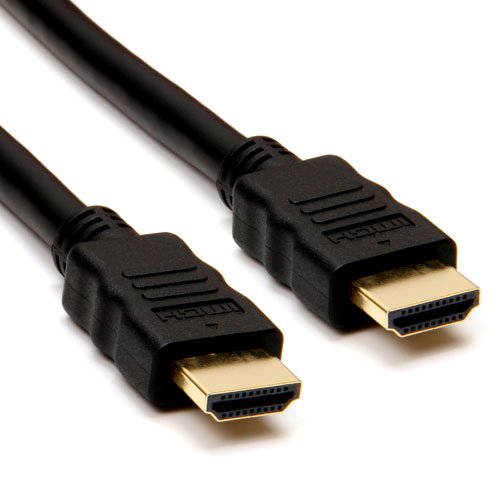 Cmple - Black High Speed HDMI 1.4 Cable with Ethernet 30AWG 15 ft