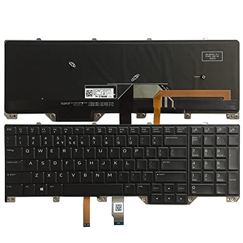 New Laptop US Keyboard for DELL Alienware M17 17 R4 R5 with Backlight 0ND5TJ PK1326T1B01