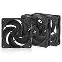 ARCTIC P12 Pro Reverse - 3 Pack - 120 mm Premium Fan with Reverse Airflow, PWM Fan with Y Cable Splitter, 500-3000 RPM, 0 RPM <5% PWM, hydrodynamic