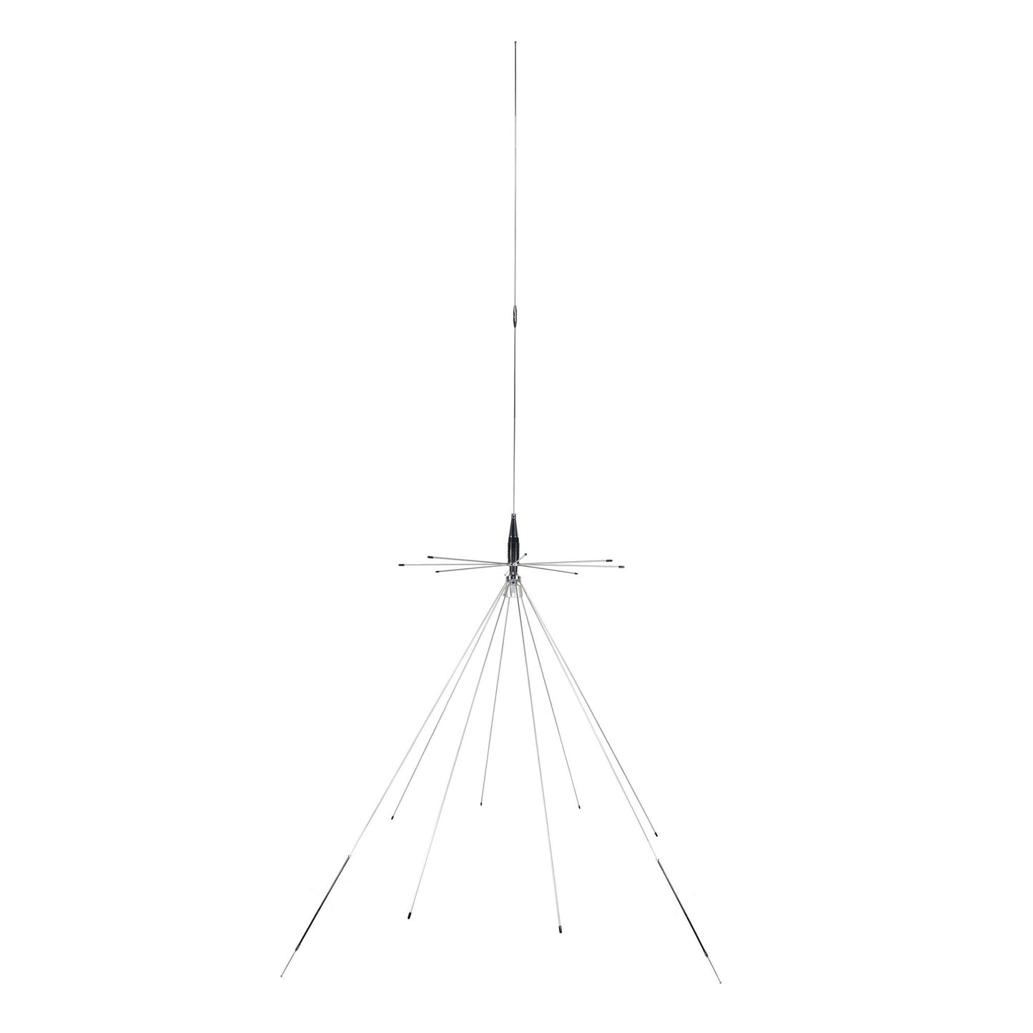 Tram® 300-Watt/200 Watt Broad-Band Scanner 25 MHz to 1,300 MHz Super Discone Stainless Steel Base Antenna with Added CB Transmit Bands