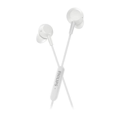 PHILIPS Wired Earbuds USB C with Microphone, in Ear Type C Headphones with mic, Powerful Bass, Lightweight, USB-C Wired Earphones, 3-Button in-line…