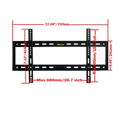VideoSecu TV Wall Mount Fits Sony KDL-32XBR6 KDL-32N4000 KDL-32M4000 KDL-32M4000/R T, W KDL-32L4000 KDL-32S3000 KDL-32M300032 FWD-32LX2F KDL-37XBR6