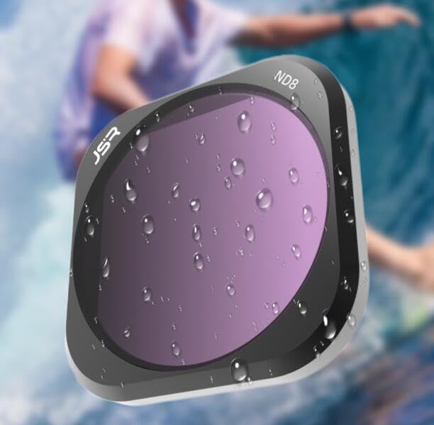 Coyktonty Lens Filters for Insta360 Ace Pro/Ace Pro 2,Waterproof Lens Protection Filter Set (ND8PL+ND16PL+ND32PL+ND64PL)