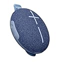 Ultimate Ears MINIROLL Ultra-Portable Waterproof Bluetooth Speaker, Big Bass, IP67 Dustproof, 131 ft (40 m) Range - Majestic Blue