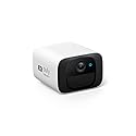 eufy Security SoloCam C210, Wireless Outdoor Camera, 2K Resolution, No Monthly Fee, Wireless, 2.4 GHz Wi-Fi, HomeBase 3 Compatible (Renewed)