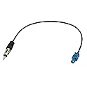 Bingfu Car Antenna Adapter Car Stereo FM AM Radio Antenna Adapter Cable Fakra Z Male to DIN Plug Connector Cable 30cm 1 feet for Car Stereo Audio HD