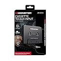 Monster Cassette to Aux Audio Adapter for Car, Compatible with Devices Featuring 3.5mm Aux Port, Music Playback, Hands-Free Calls, Xtreme Easy DIY