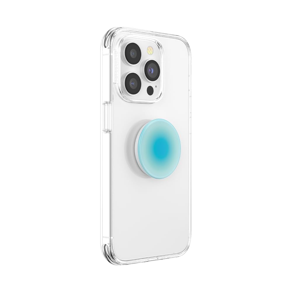 PopSockets Adhesive Phone Grip, Holder, Phone Stand, Light Blue - Tranquil Aura