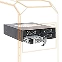 ICY DOCK Full Metal 4 x 2.5 SAS/SATA HDD/SSD Mobile Rack Enclosure for 5.25" Bay (with Fan Control) | ToughArmor MB994SP-4SB-1