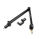 SteelSeries Alias/Alias Pro Mic Boom Arm - For Gaming, Streaming, and Podcasting - 360° Rotation - Desk Clamp - Folding Scissor Design - Hidden