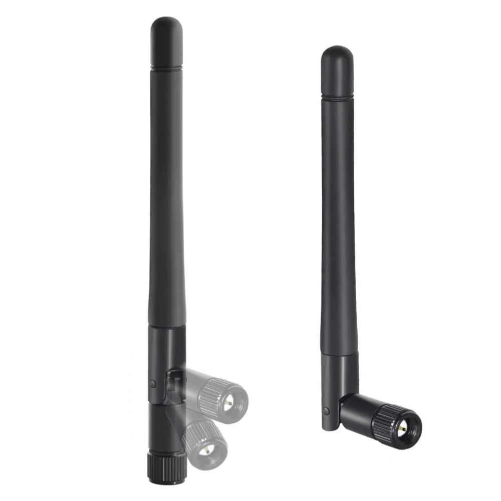 2X Dual Band WiFi 2.4GHz 5GHz 5.8GHz 8dBi SMA Male (pin in Center) Antenna for Wireless Video Security IP Camera Recorder Surveillance Recorder Truck