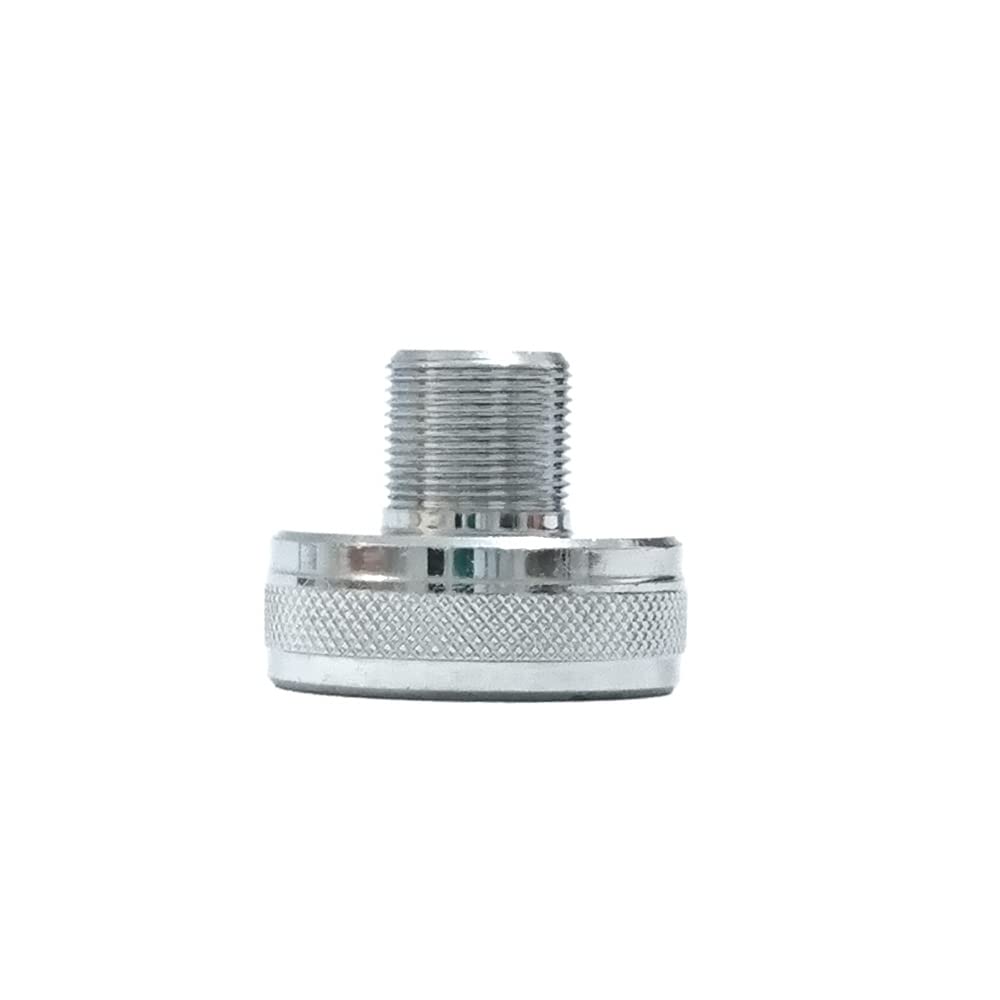UngSung NMO to SO-239 UHF Female Brass Antenna Mount Adapter Made by Heavy Duty Chrome Plated Brass