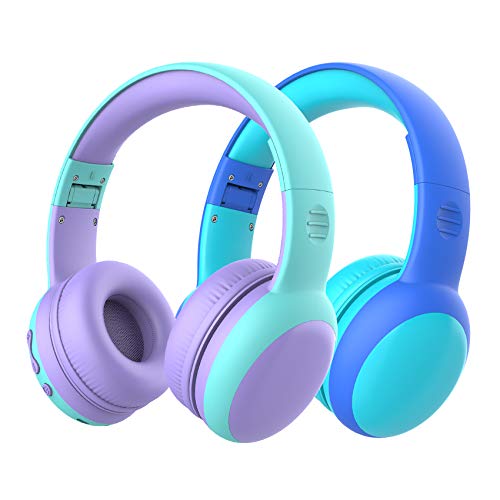 gorsun Kids Bluetooth Headphones, Portable Wireless Headset for Kids, Bluetooth 5.3, Over-Ear Toddler Headphones with Microphone, 85dB Volume Limited
