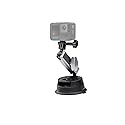 Suction Cup Camera Mount with 360° Ball Head Magic Arm,Sporting Cameras Holder Accessories Compatible with Insta360 X5 X4/GoPro/DJI OSMO 360,Standard