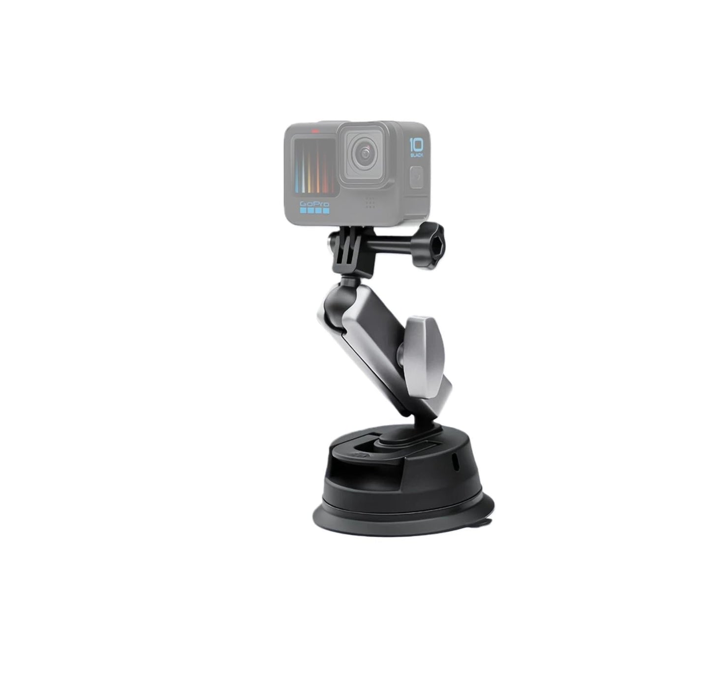 Suction Cup Camera Mount with 360° Ball Head Magic Arm,Sporting Cameras Holder Accessories Compatible with Insta360 X5 X4/GoPro/DJI OSMO 360,Standard