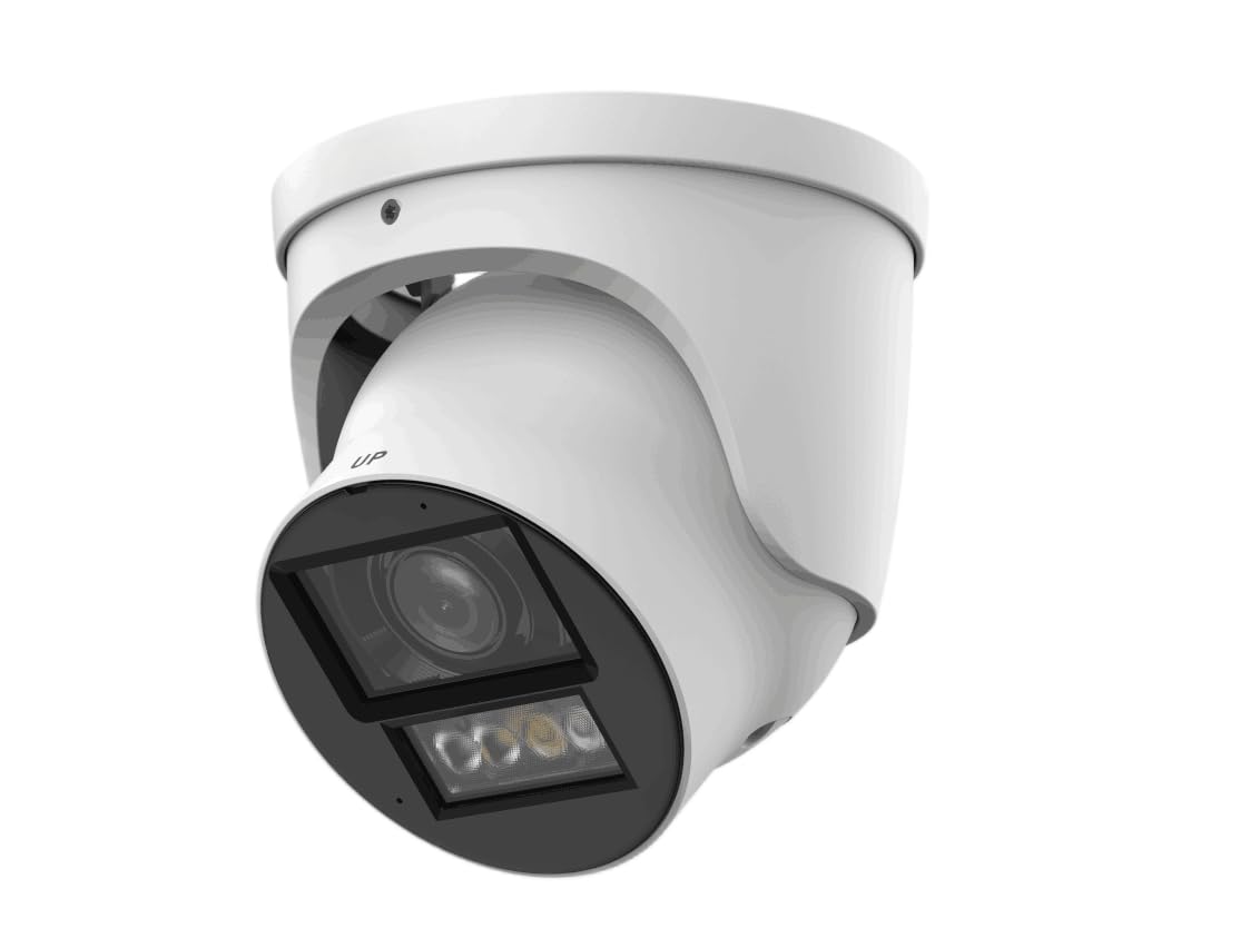 EmpireTech Smart IR and Warm Dual Lights 4MP 1/1.8" CMOS Turret IP POE Camera,Two-Way Talk,IVS,Motion Detection,IPC-T54PRO-AS (3.6mm)