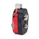 SZJELEN Mini Quick Release Plate System with 3/8 Screws M3 for Camera Monitors, Arms, Accessories, Microphones, Key Lights (Red)
