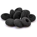 SoftRound 24 Pack Foam Earbud Earpad Ear Bud Pad Replacement Sponge Covers for iPod iPhone Itouch Ipad Headsets T-017-24Pack