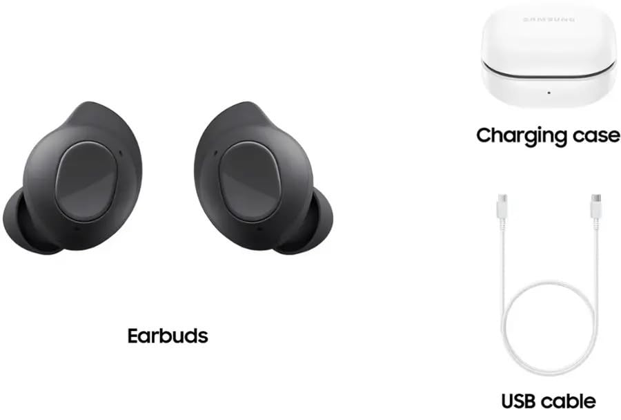 Samsung Galaxy Buds FE Wireless Earbud Headphones - Graphite (Renewed)