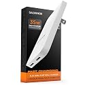 Galvanox Dual USB-C Flat Wall Charger - Super Fast Charging (35W) Ultra Slim Outlet Plug, Multi Port Type C for iPhone 16/17 Pro Max and Samsung