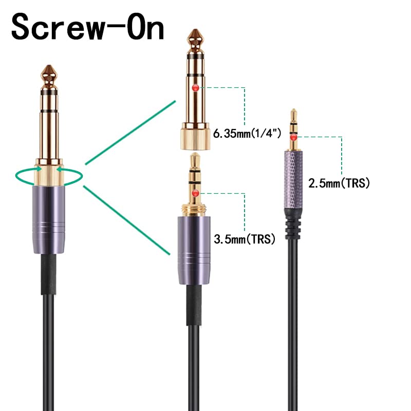 FAAEAL QC35 Coiled Audio Cable Replacement for Bose QC45(QuietComfort 45) NC700,AKG Y55BT Y55 Headphones, 2.5mm to 3.5mm(1/8”) Extension Aux Cord…