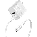 OtterBox USB-A Dual Port Wall Charger, 24W Combined + OtterBox USB A-Lightning Cable, 1M - Cloud Dream