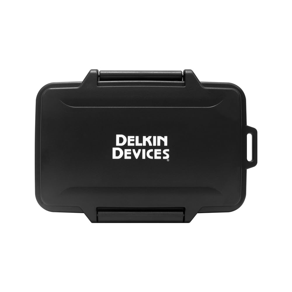 Delkin Devices CFexpress Type B, SD and microSD Memory Cards Storage Tote - Rugged, Weather-Resistant Case