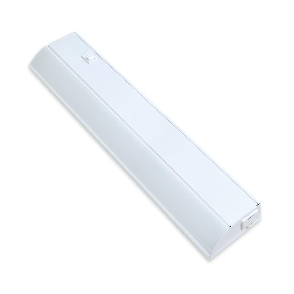 Good Earth Lighting 18" Direct Wire Undercabinet Bar, 720 Lumens, 3000K, Dimmable, White