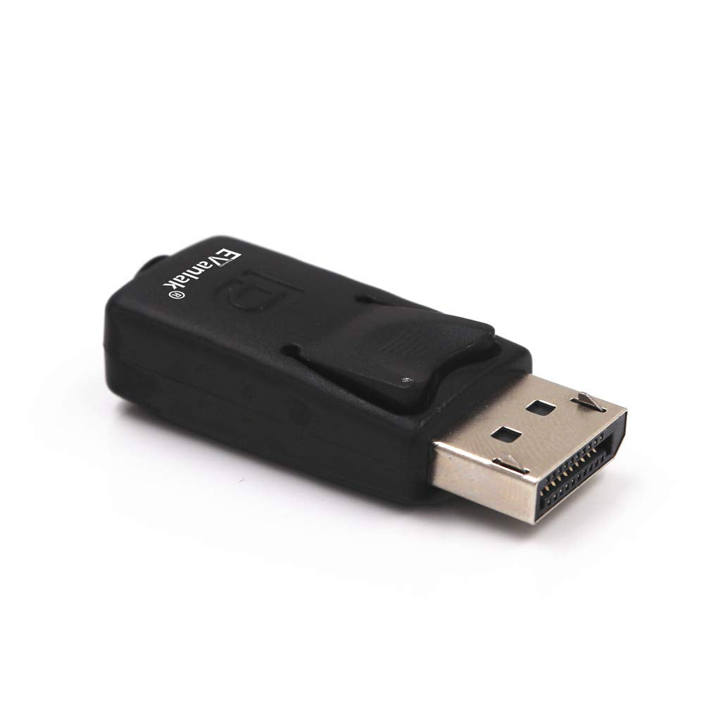 EVanlak DispalyPort Headless Ghostclassic Style Display Emulator for PC 4K DP Dummy Plug fit Headless 1080@60Hz- 3840x2160@17Hz 3Pack