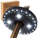 OYOCO Patio Umbrella Light 3 Brightness Modes Cordless,with 28 Cool White LEDs-4 * AA Battery Operated Umbrella Lights,Fits 1.15"-2" Umbrella
